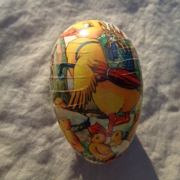 Vintage EASTER EGG Paper Mache made in West German - Picture 5 of 9